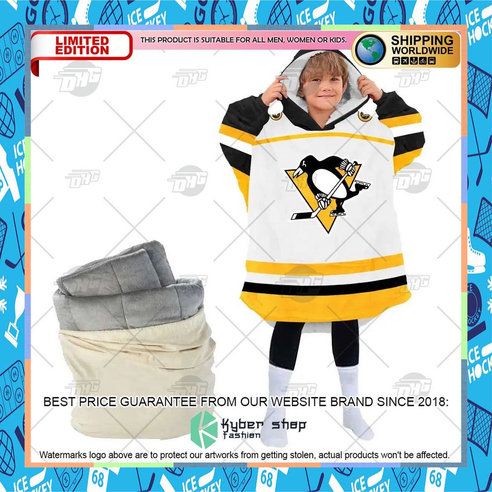 NHL Pittsburgh Penguins logo CUSTOM Oodie Blanket Hoodie 9 NHL Pittsburgh Penguins logo CUSTOM Oodie Blanket Hoodie word2