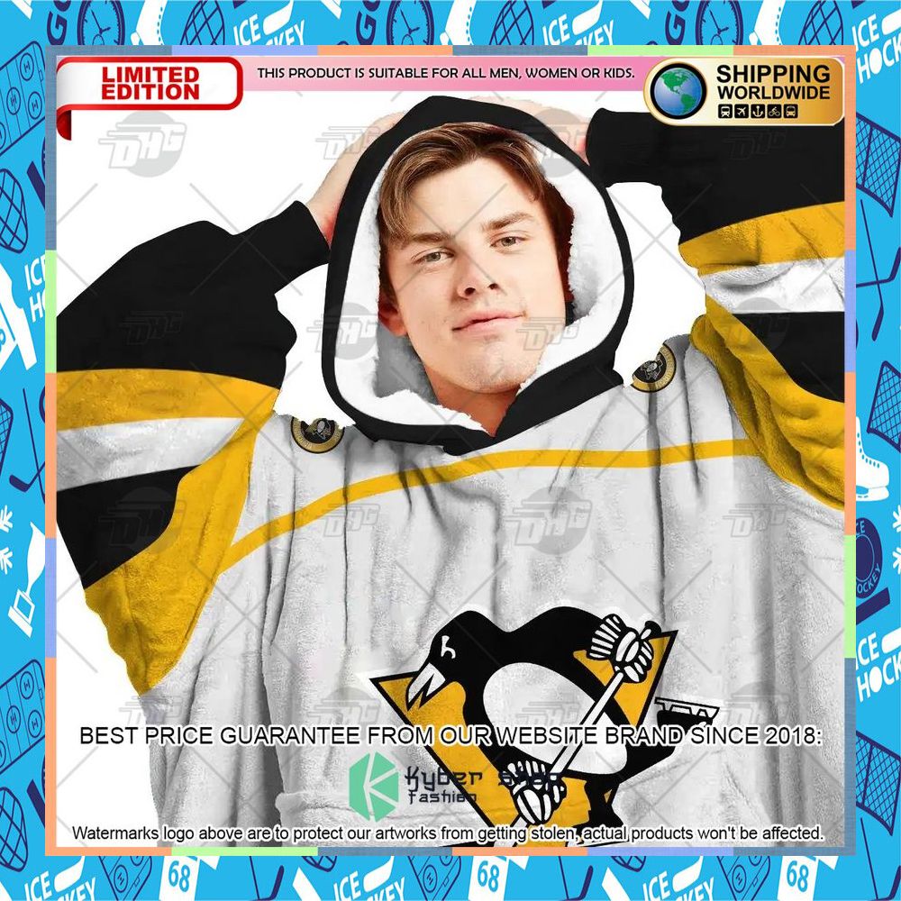 NHL Pittsburgh Penguins logo CUSTOM Oodie Blanket Hoodie 12 NHL Pittsburgh Penguins logo CUSTOM Oodie Blanket Hoodie word2