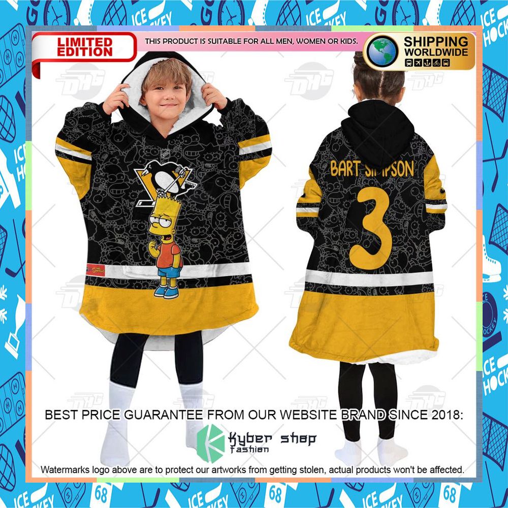 NHL Pittsburgh Penguins The Simpsons CUSTOM Oodie Blanket Hoodie 11 NHL Pittsburgh Penguins The Simpsons CUSTOM Oodie Blanket Hoodie word3