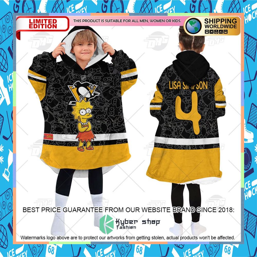 NHL Pittsburgh Penguins The Simpsons CUSTOM Oodie Blanket Hoodie 12 NHL Pittsburgh Penguins The Simpsons CUSTOM Oodie Blanket Hoodie word3