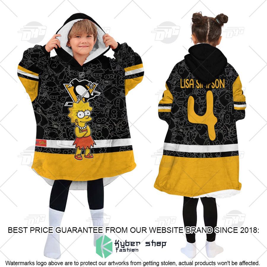 NHL Pittsburgh Penguins The Simpsons CUSTOM Oodie Blanket Hoodie 6 NHL Pittsburgh Penguins The Simpsons CUSTOM Oodie Blanket Hoodie word3
