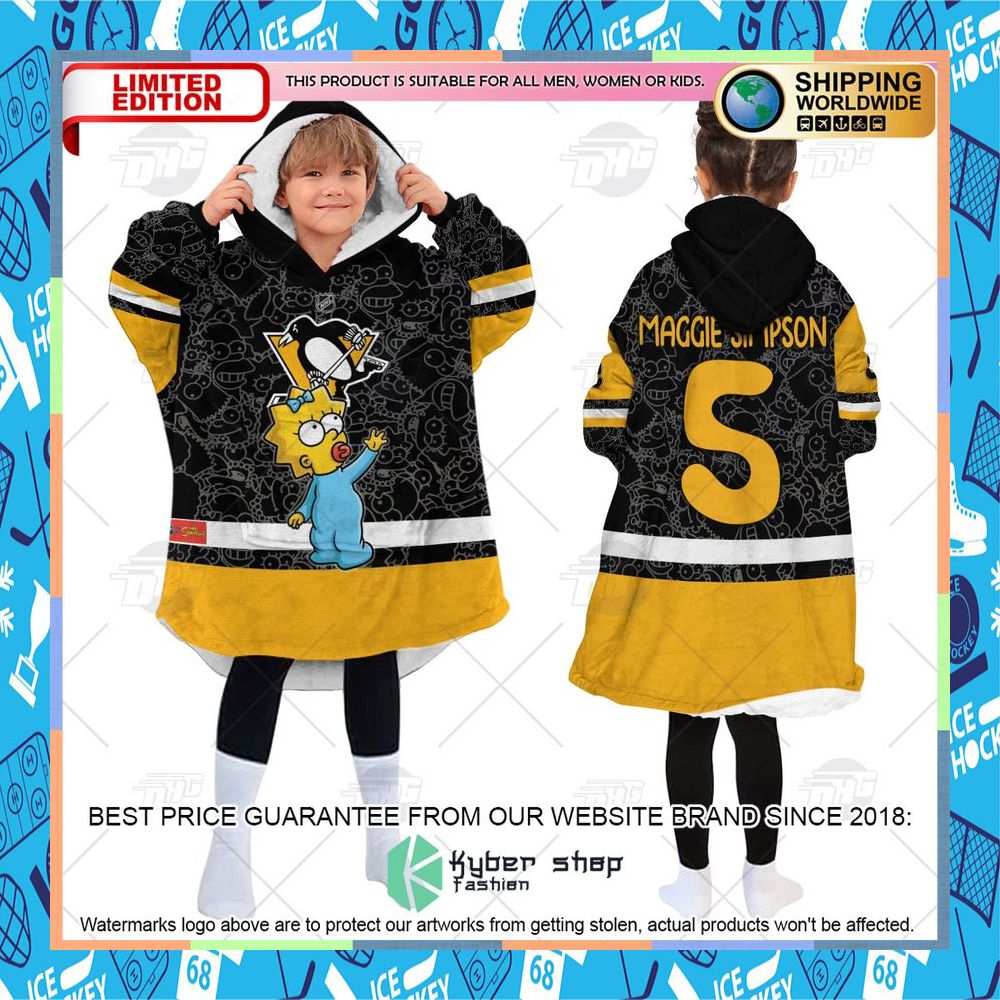 NHL Pittsburgh Penguins The Simpsons CUSTOM Oodie Blanket Hoodie 13 NHL Pittsburgh Penguins The Simpsons CUSTOM Oodie Blanket Hoodie word3