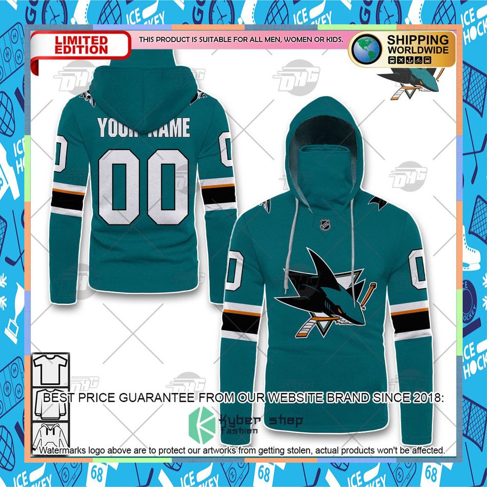 NHL San Jose Sharks 2022 Teal Home CUSTOM Shirt, Hoodie 12 NHL San Jose Sharks 2022 Teal Home CUSTOM Shirt, Hoodie word1