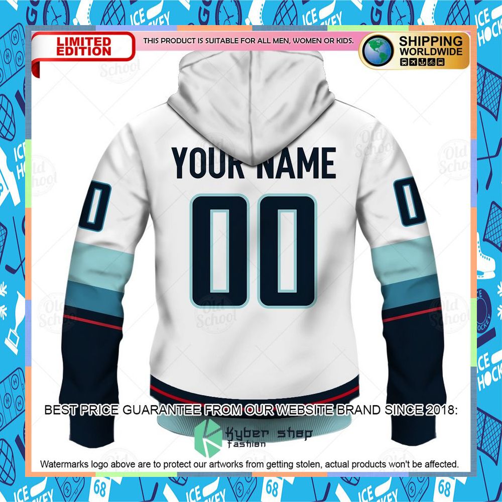 NHL Seattle Kraken 2020 Away CUSTOM Shirt, Hoodie 13 NHL Seattle Kraken 2020 Away CUSTOM Shirt, Hoodie word2