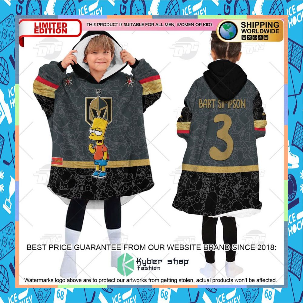 NHL Vegas Golden Knights The Simpsons CUSTOM Oodie Blanket Hoodie 11 NHL Vegas Golden Knights The Simpsons CUSTOM Oodie Blanket Hoodie word3