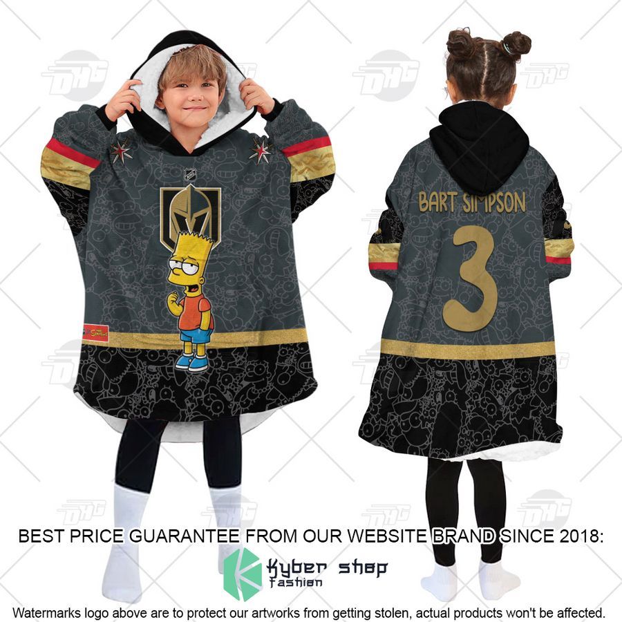NHL Vegas Golden Knights The Simpsons CUSTOM Oodie Blanket Hoodie 5 NHL Vegas Golden Knights The Simpsons CUSTOM Oodie Blanket Hoodie word3
