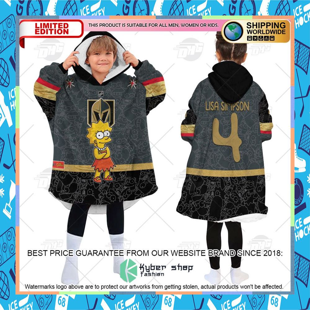 NHL Vegas Golden Knights The Simpsons CUSTOM Oodie Blanket Hoodie 12 NHL Vegas Golden Knights The Simpsons CUSTOM Oodie Blanket Hoodie word3