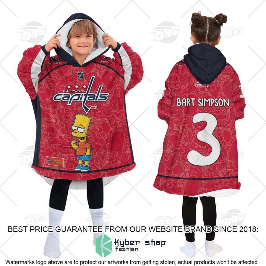 NHL Washington Capitals The Simpsons CUSTOM Oodie Blanket Hoodie 5 NHL Washington Capitals The Simpsons CUSTOM Oodie Blanket Hoodie word3