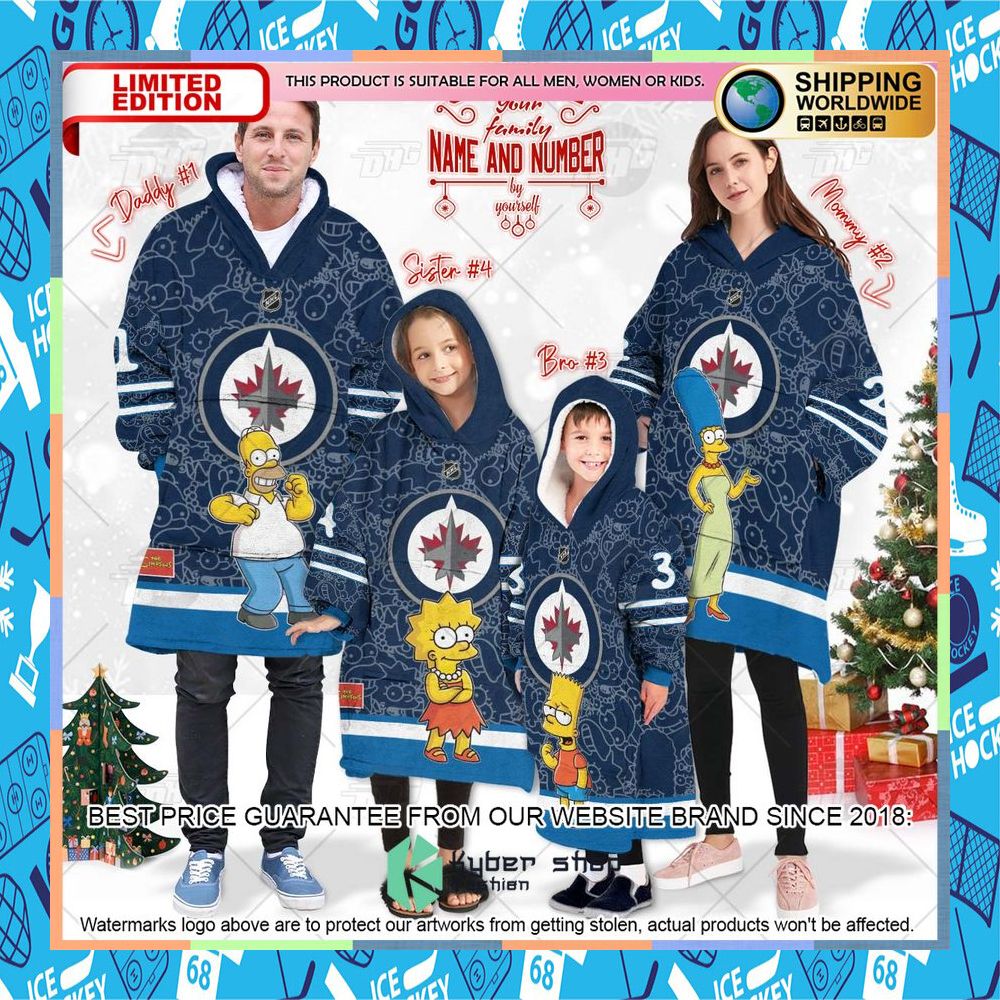 NHL Winnipeg Jets The Simpsons CUSTOM Oodie Blanket Hoodie 8 NHL Winnipeg Jets The Simpsons CUSTOM Oodie Blanket Hoodie word1