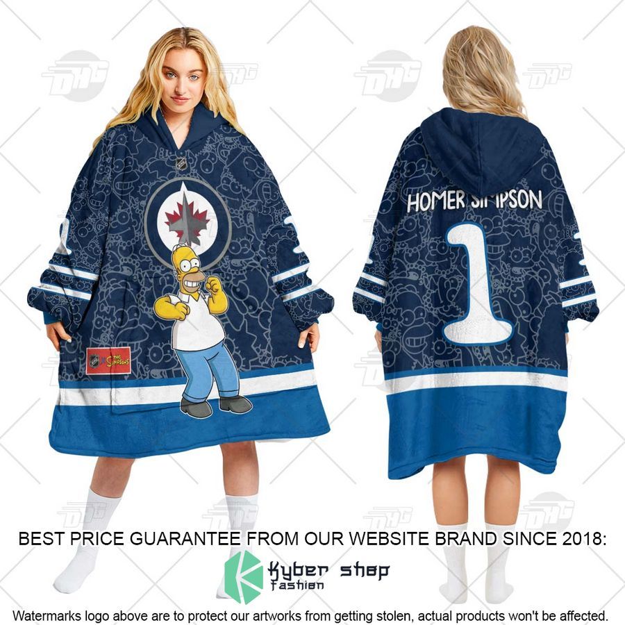 NHL Winnipeg Jets The Simpsons CUSTOM Oodie Blanket Hoodie 3 NHL Winnipeg Jets The Simpsons CUSTOM Oodie Blanket Hoodie word1