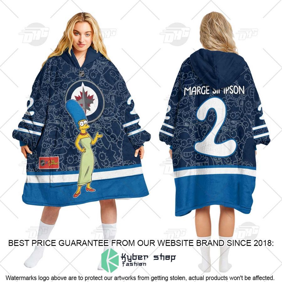 NHL Winnipeg Jets The Simpsons CUSTOM Oodie Blanket Hoodie 4 NHL Winnipeg Jets The Simpsons CUSTOM Oodie Blanket Hoodie word1