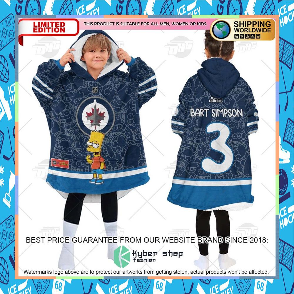 NHL Winnipeg Jets The Simpsons CUSTOM Oodie Blanket Hoodie 11 NHL Winnipeg Jets The Simpsons CUSTOM Oodie Blanket Hoodie word1