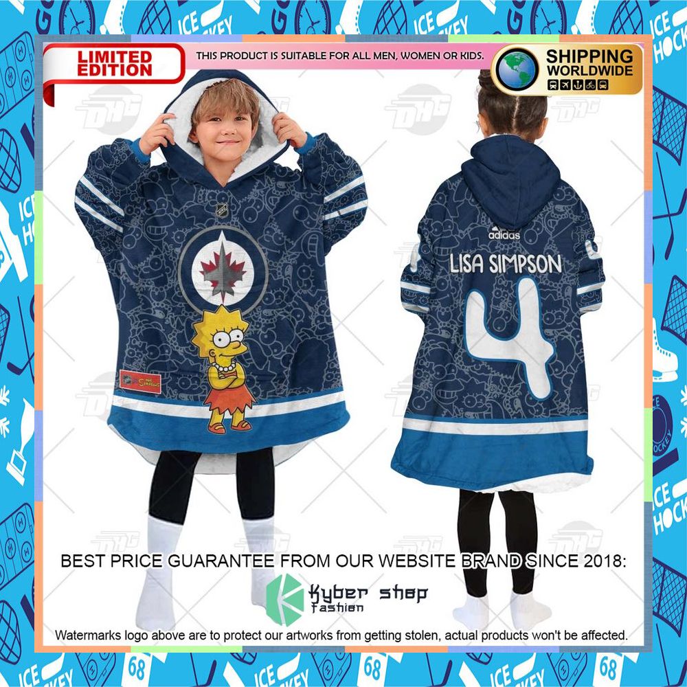 NHL Winnipeg Jets The Simpsons CUSTOM Oodie Blanket Hoodie 12 NHL Winnipeg Jets The Simpsons CUSTOM Oodie Blanket Hoodie word1