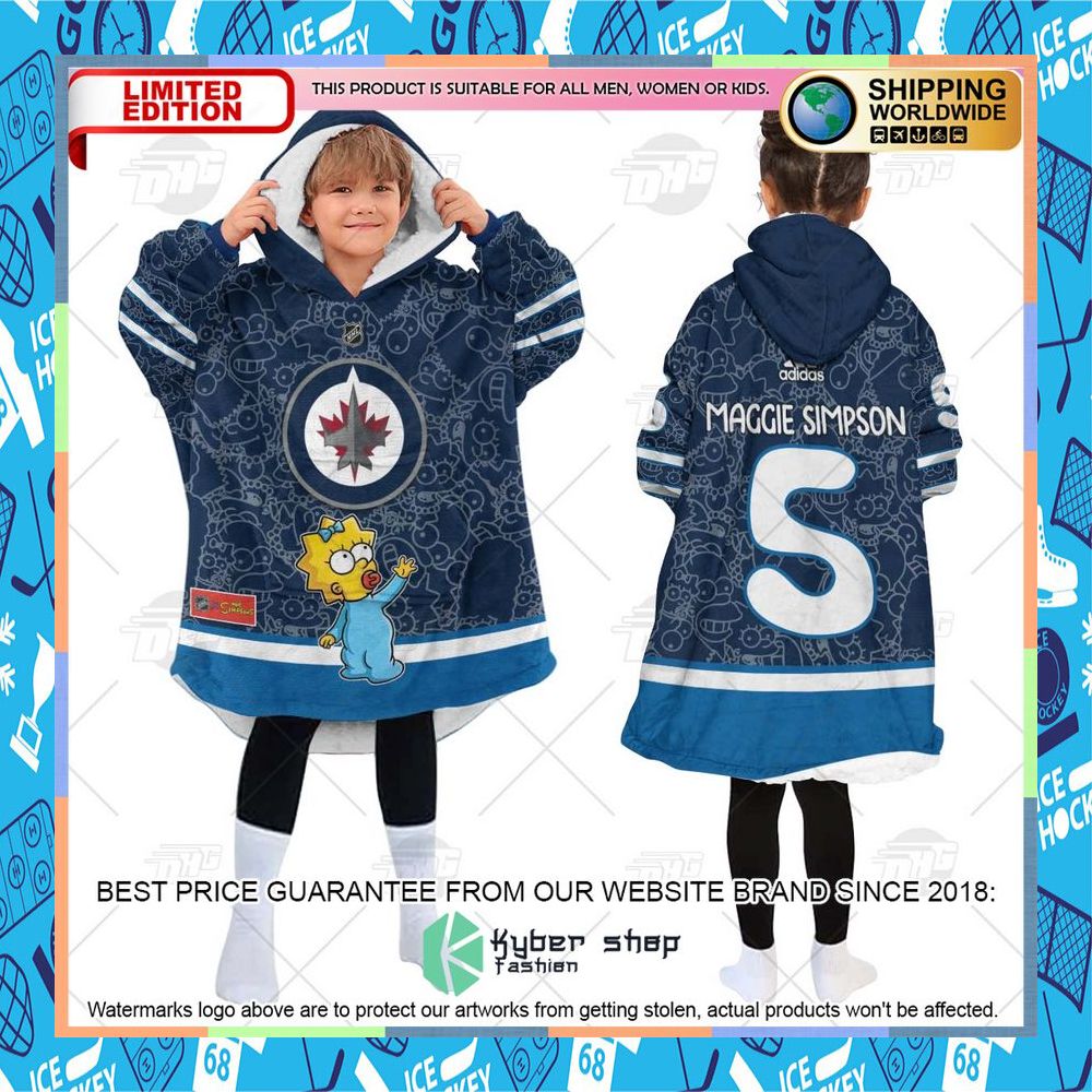 NHL Winnipeg Jets The Simpsons CUSTOM Oodie Blanket Hoodie 13 NHL Winnipeg Jets The Simpsons CUSTOM Oodie Blanket Hoodie word1