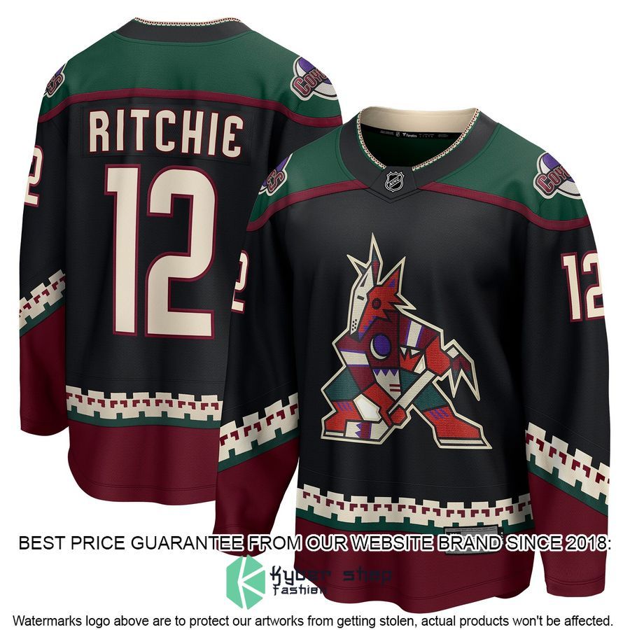 Nick Ritchie Arizona Coyotes Black Hockey Jersey