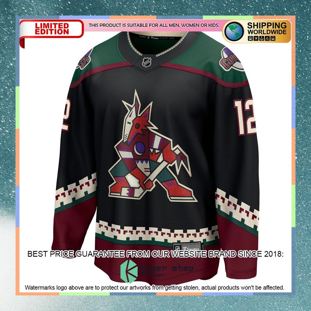 Nick Ritchie Arizona Coyotes Black Hockey Jersey 6 Nick Ritchie Arizona Coyotes Black Hockey Jersey word3
