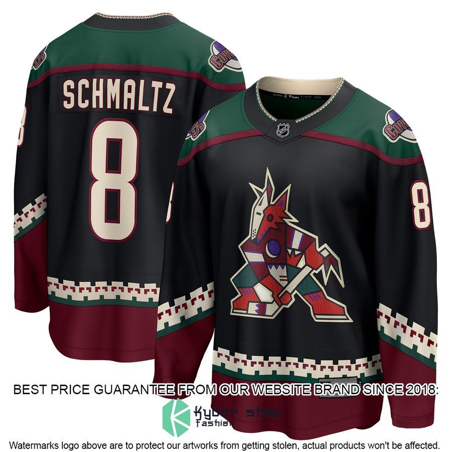 Nick Schmaltz Arizona Coyotes Black Hockey Jersey
