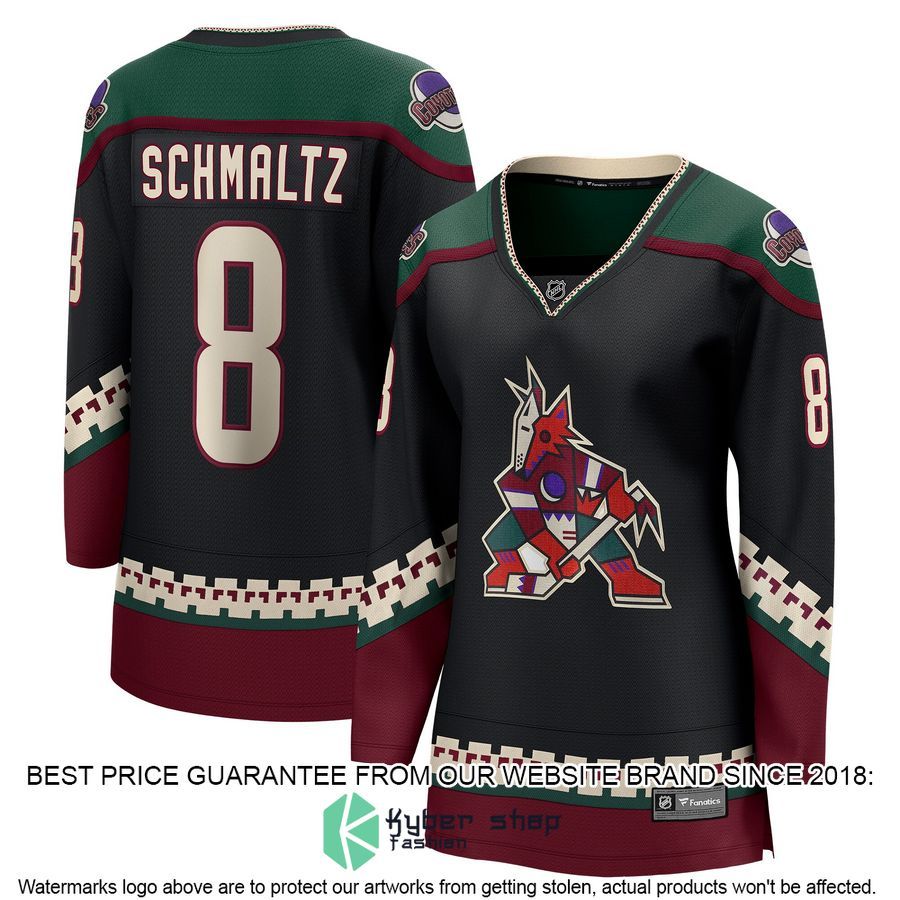 Nick Schmaltz Arizona Coyotes Women's Black Hockey Jersey