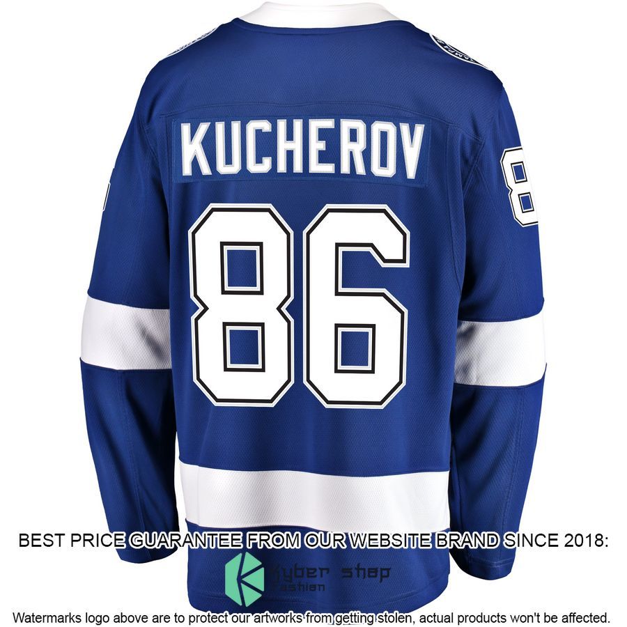 Nikita Kucherov Tampa Bay Lightning Home Blue Hockey Jersey 3 Nikita Kucherov Tampa Bay Lightning Home Blue Hockey Jersey word2
