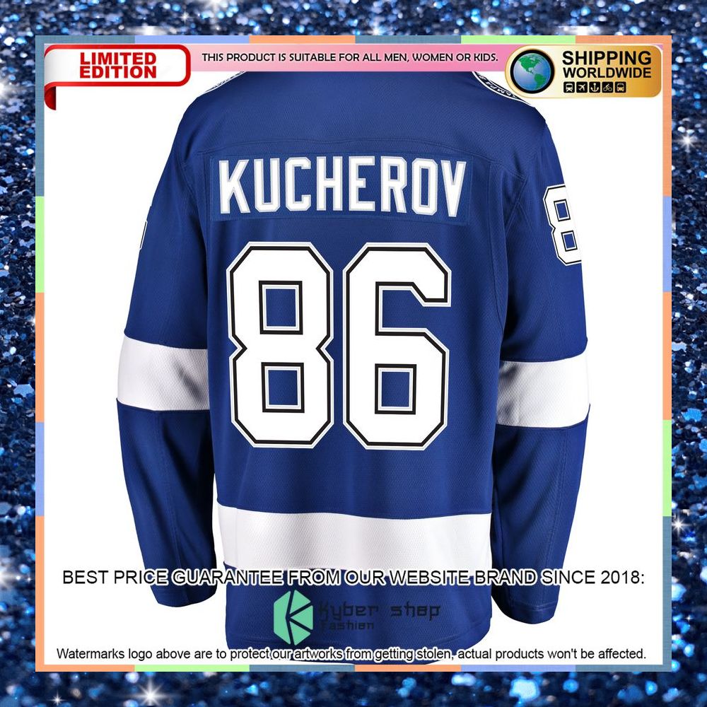 Nikita Kucherov Tampa Bay Lightning Home Blue Hockey Jersey 8 Nikita Kucherov Tampa Bay Lightning Home Blue Hockey Jersey word2