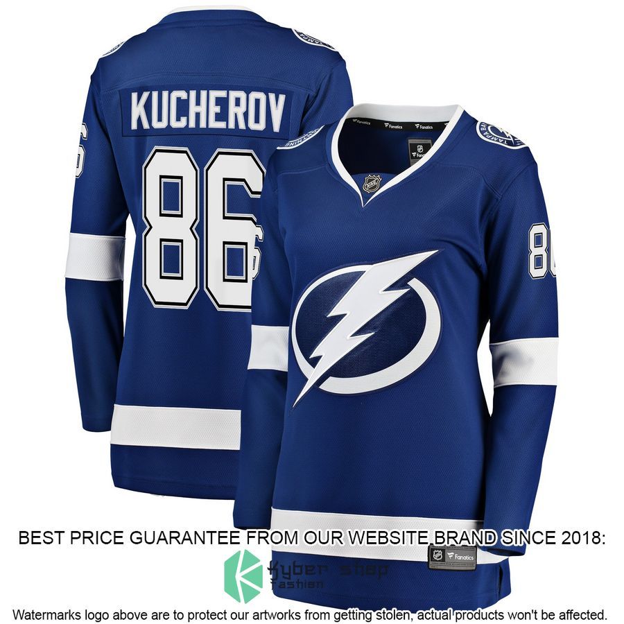 Nikita Kucherov Tampa Bay Lightning Women's Premier Blue Hockey Jersey