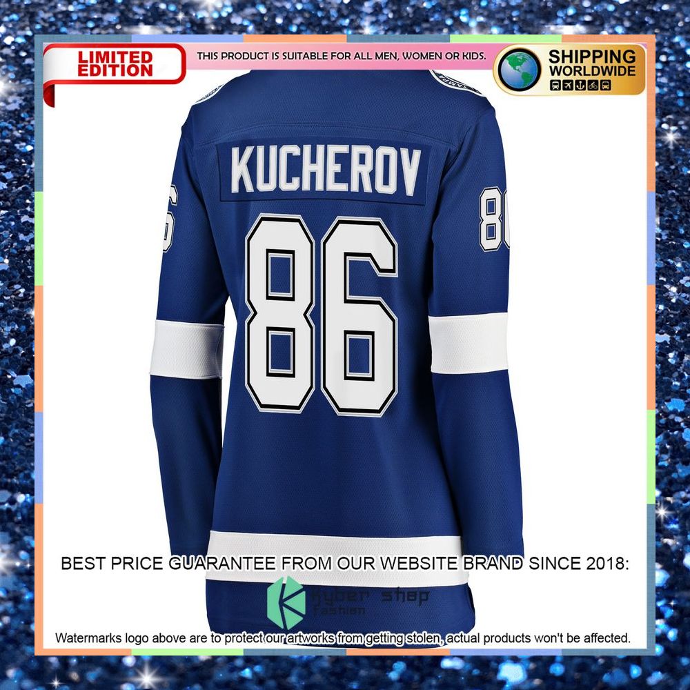 Nikita Kucherov Tampa Bay Lightning Women's Premier Blue Hockey Jersey 7 Nikita Kucherov Tampa Bay Lightning Women's Premier Blue Hockey Jersey word1