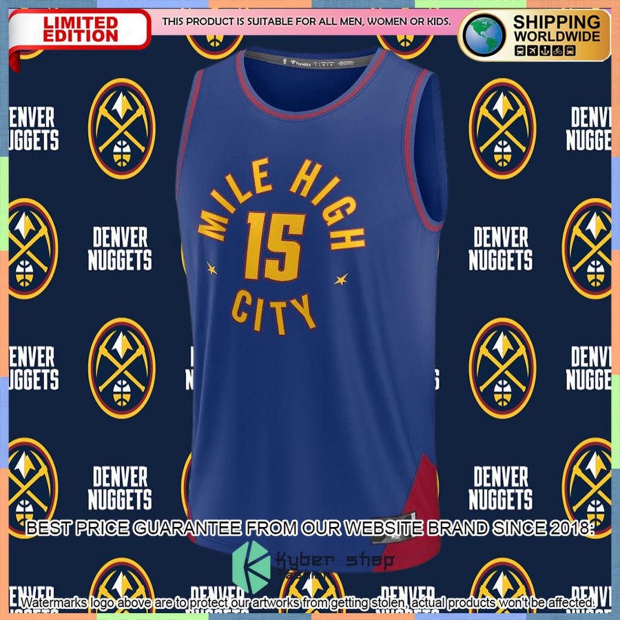 Nikola Jokic Denver Nuggets 2022-23 Player Blue Basketball Jersey 5 Nikola Jokic Denver Nuggets 2022-23 Player Blue Basketball Jersey word1