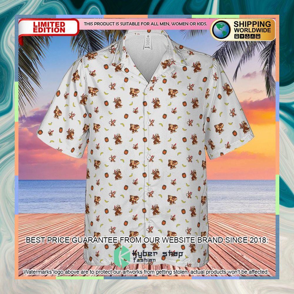 Nintendo Donkey Kong Characters Pattern Hawaiian Shirt 6 Nintendo Donkey Kong Characters Pattern Hawaiian Shirt word3