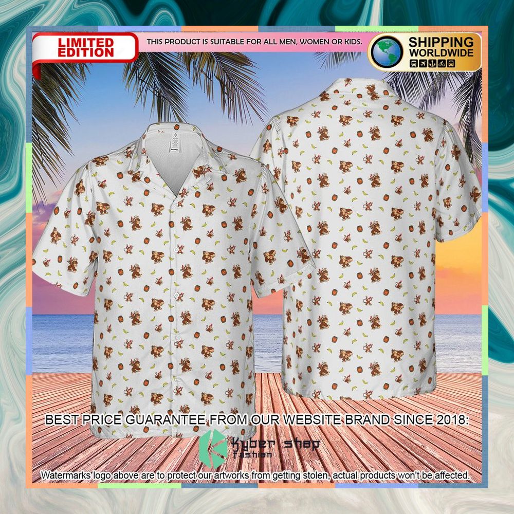Nintendo Donkey Kong Characters Pattern Hawaiian Shirt 8 Nintendo Donkey Kong Characters Pattern Hawaiian Shirt word3