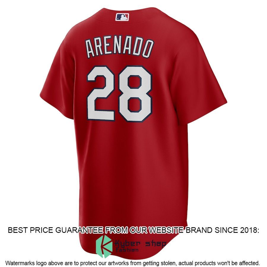 Nolan Arenado St Louis Cardinals Alternate Official Player Red Baseball Jersey 3 Nolan Arenado St Louis Cardinals Alternate Official Player Red Baseball Jersey word3