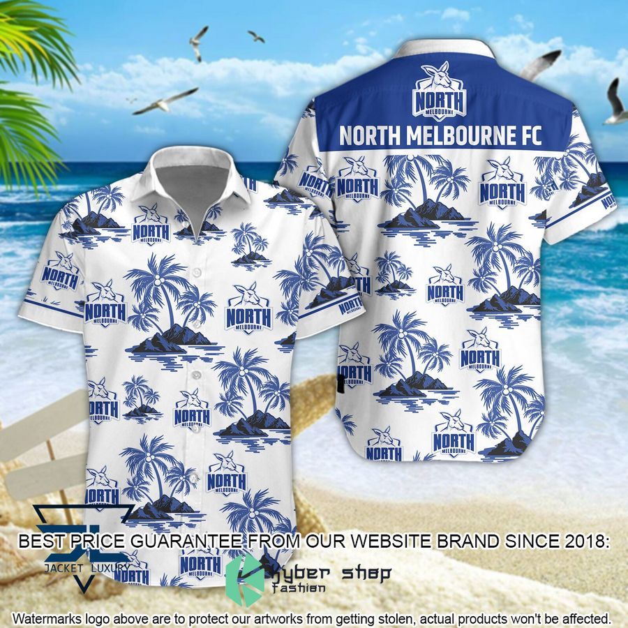North Melbourne Football Club Hawaiian Shirt, Shorts