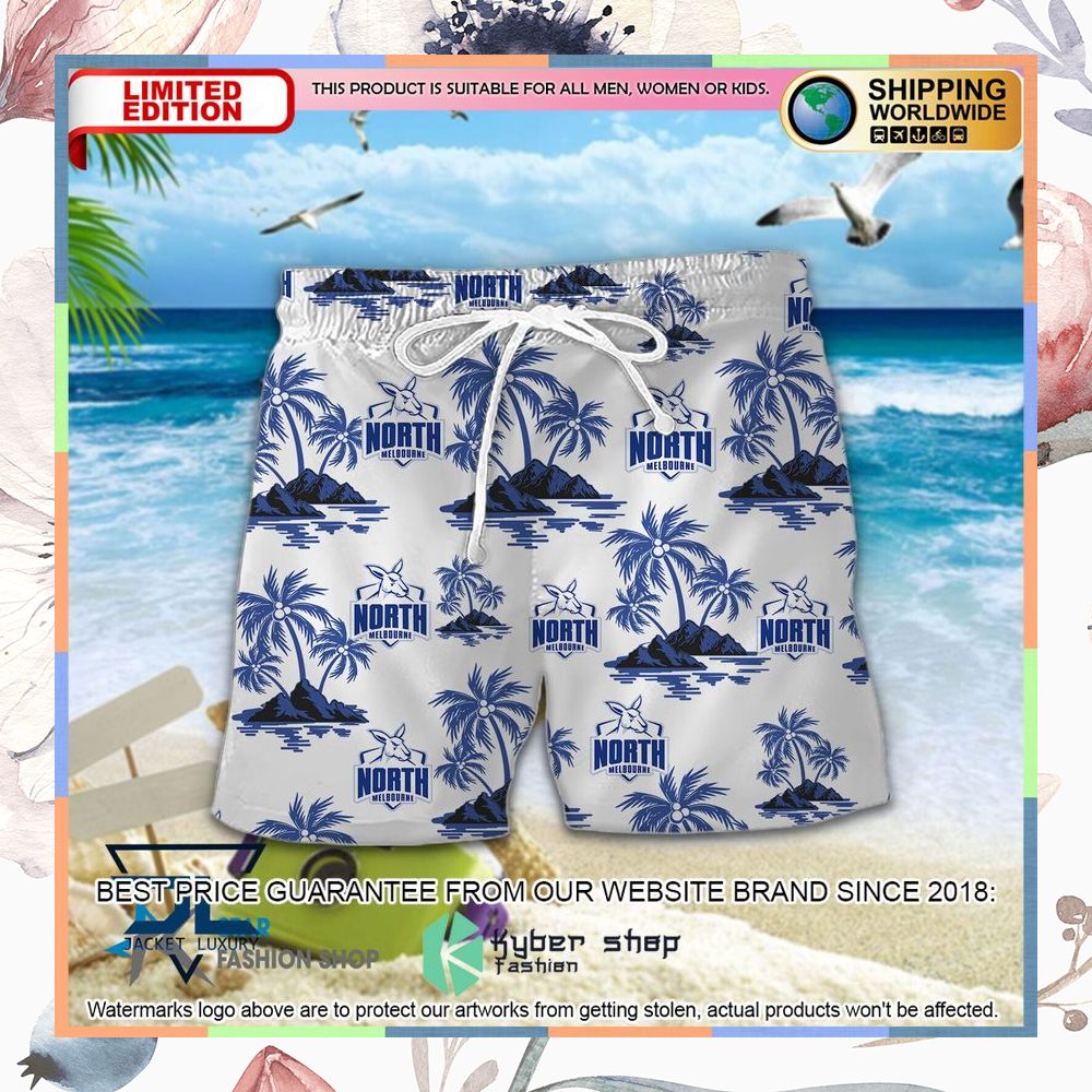 North Melbourne Football Club Hawaiian Shirt, Shorts 6 North Melbourne Football Club Hawaiian Shirt, Shorts word1