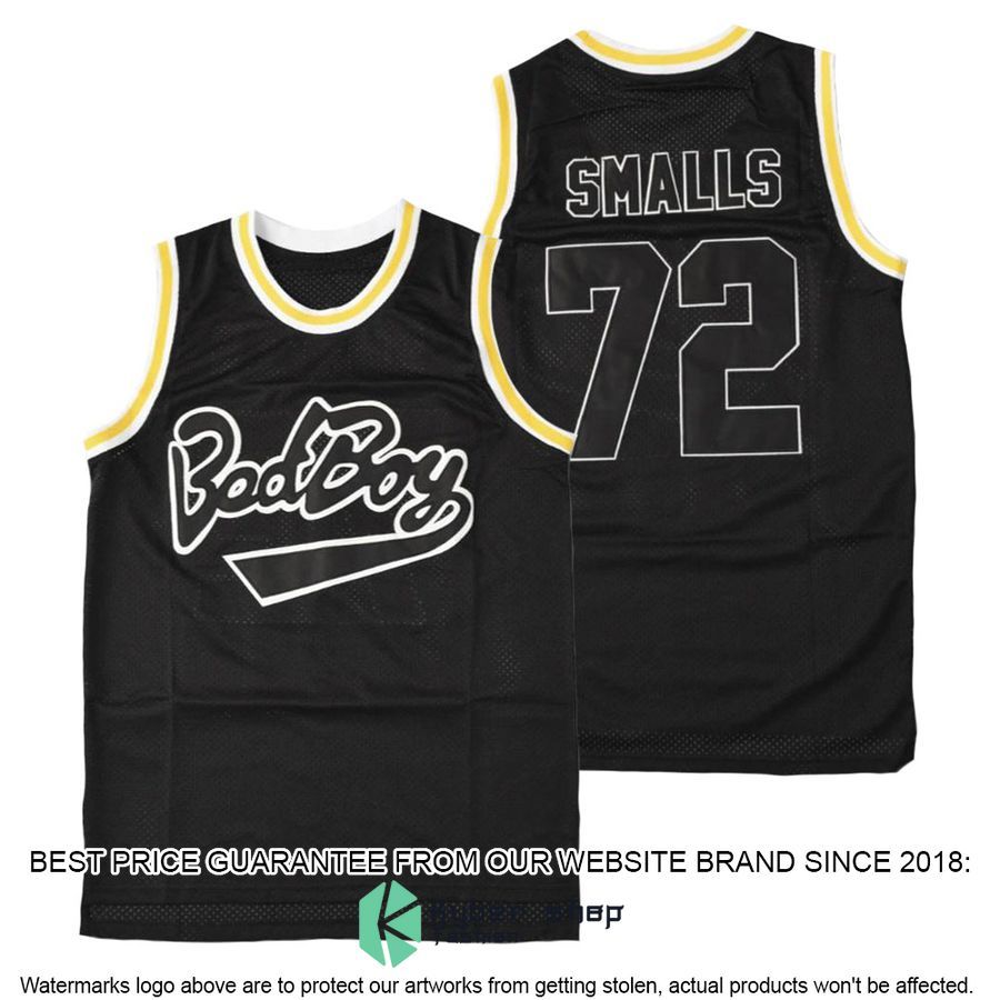 Notorious B.I.G. Biggie Smalls Bad Boy yellow Basketball Jersey 4 Notorious B.I.G. Biggie Smalls Bad Boy yellow Basketball Jersey word3