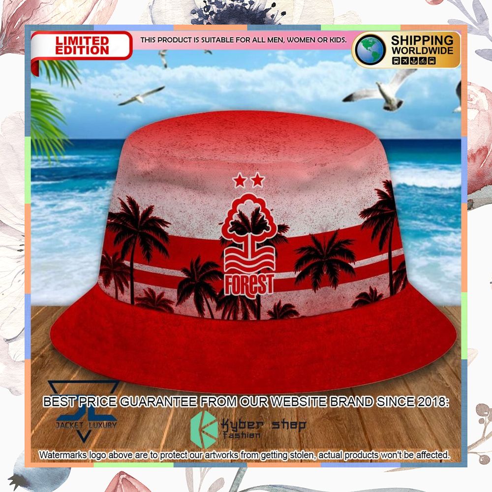 Nottingham Forest F.C Bucket Hat 3 Nottingham Forest F.C Bucket Hat word3