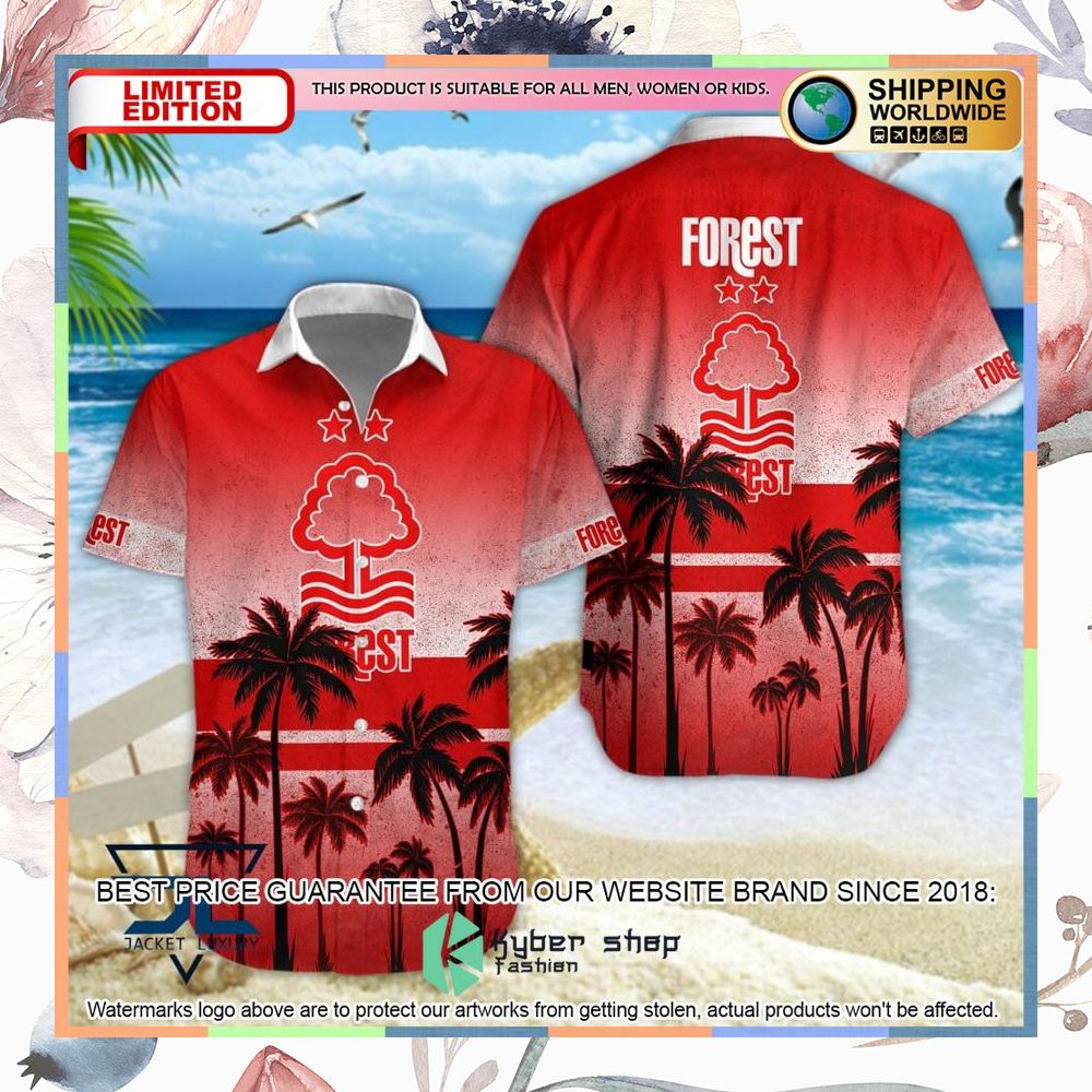 Nottingham Forest F.C Hawaiian Shirt, Shorts 5 Nottingham Forest F.C Hawaiian Shirt, Shorts word1