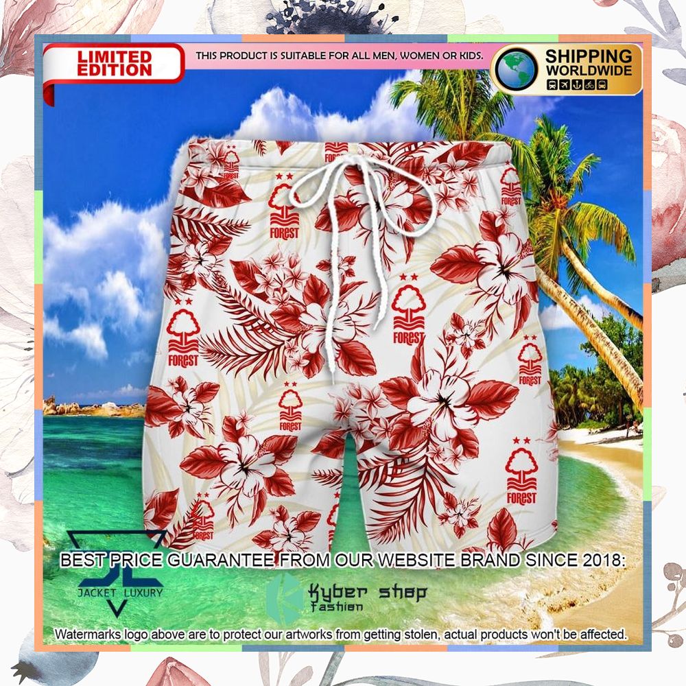 Nottingham Forest F.C Logo Hawaiian Shirt, Shorts 6 Nottingham Forest F.C Logo Hawaiian Shirt, Shorts word3