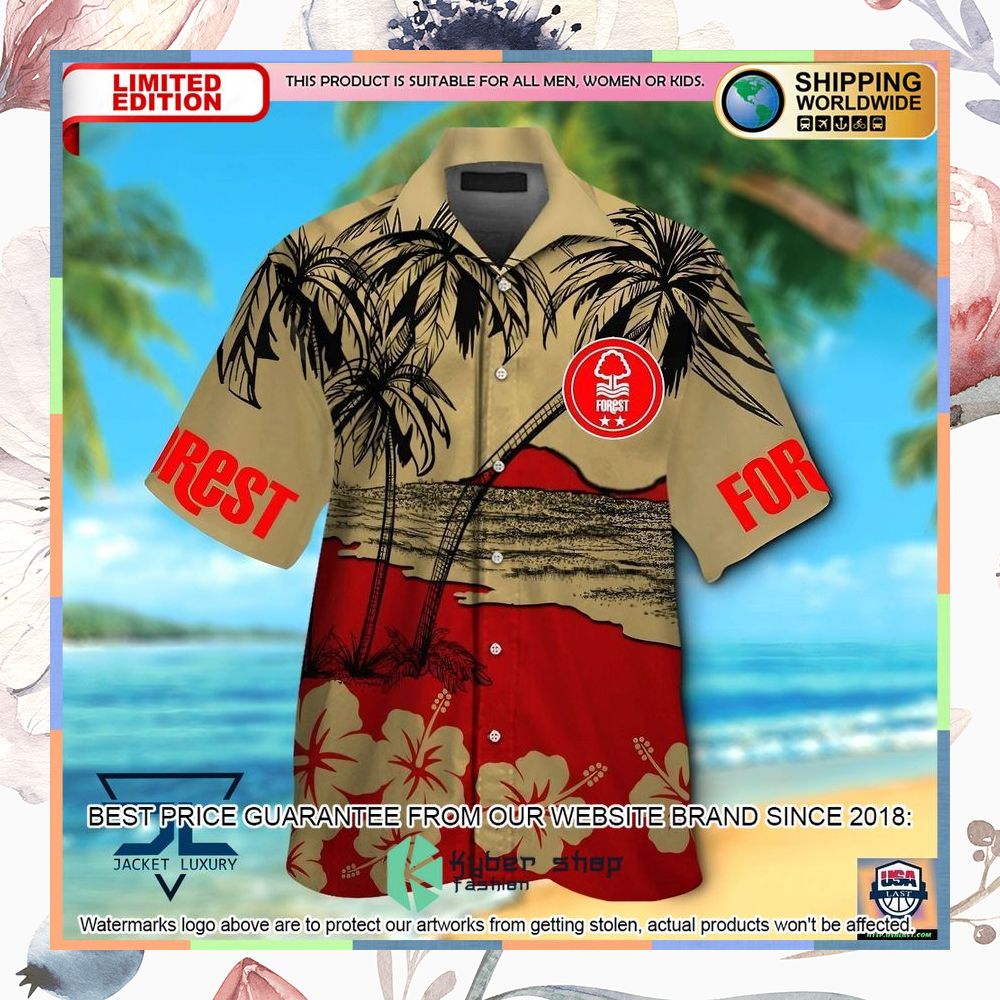 Nottingham Forest Hawaiian Shirt, Shorts 6 Nottingham Forest Hawaiian Shirt, Shorts word3