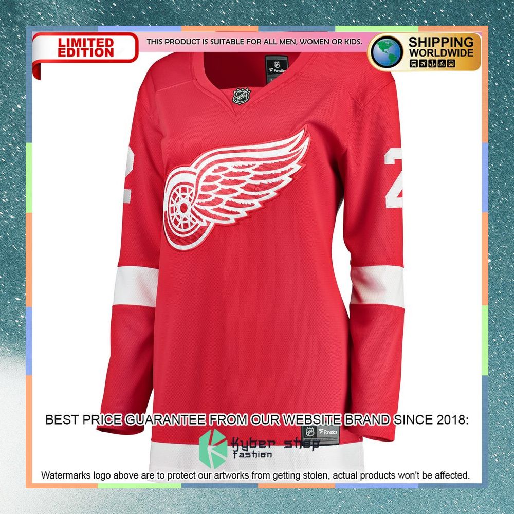 Olli Maatta Detroit Red Wings Women's Red Hockey Jersey 6 Olli Maatta Detroit Red Wings Women's Red Hockey Jersey word3