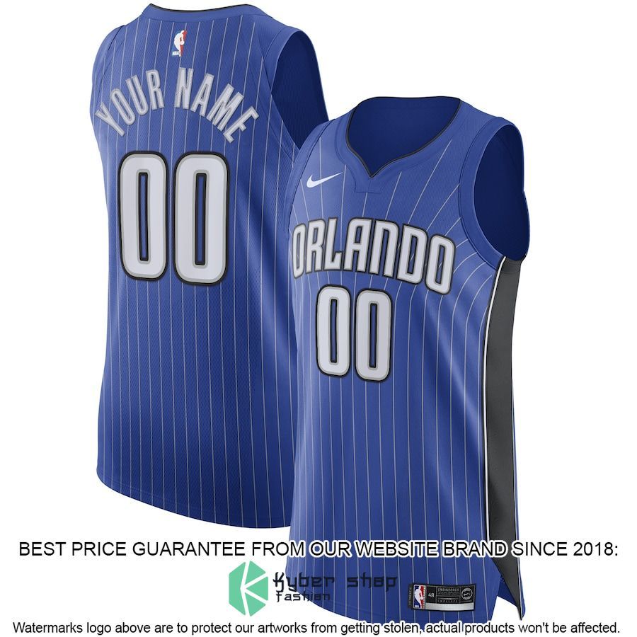Orlando Magic Nike Custom Royal Basketball Jersey