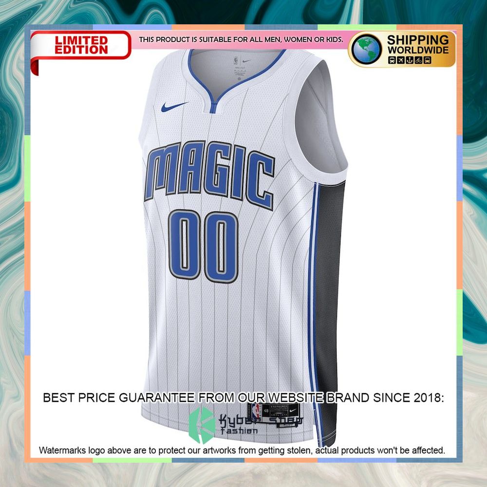 Orlando Magic Nike Unisex 2022-23 Custom White Basketball Jersey 5 Orlando Magic Nike Unisex 2022-23 Custom White Basketball Jersey word2