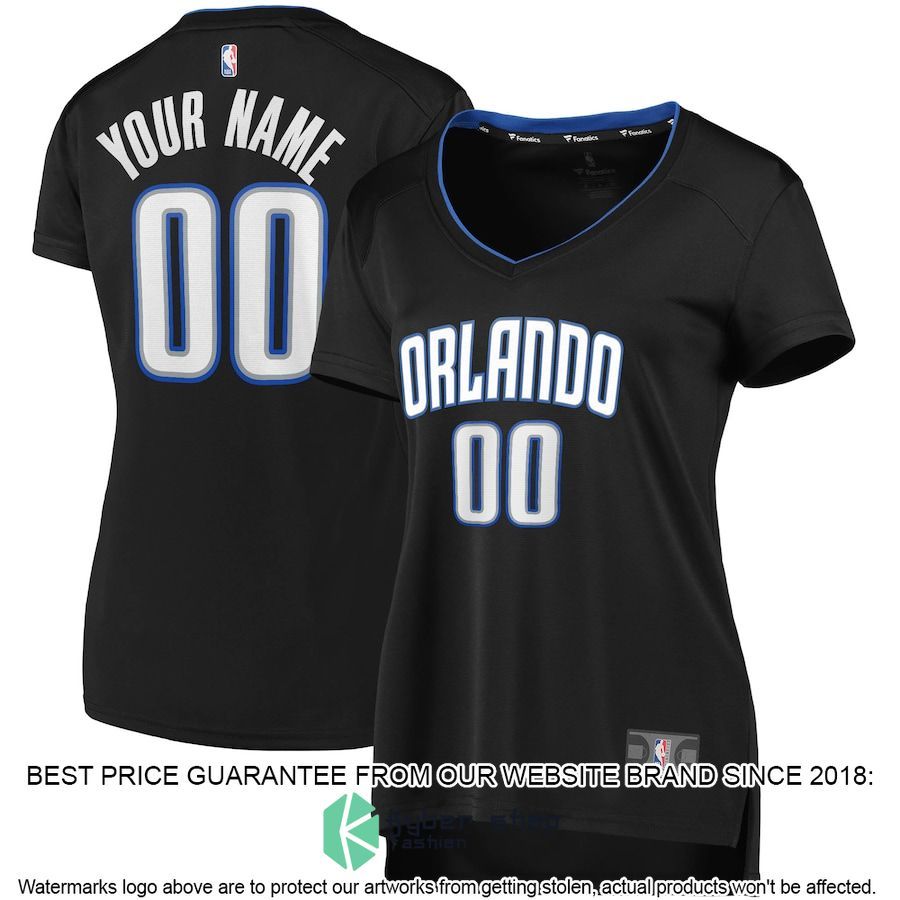 Orlando Magic Women's 2019 Custom Black Basketball Jersey