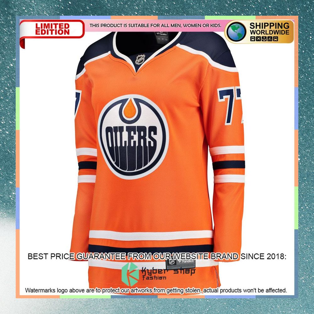Oscar Klefblom Edmonton Oilers Women's Orange Hockey Jersey 6 Oscar Klefblom Edmonton Oilers Women's Orange Hockey Jersey word2