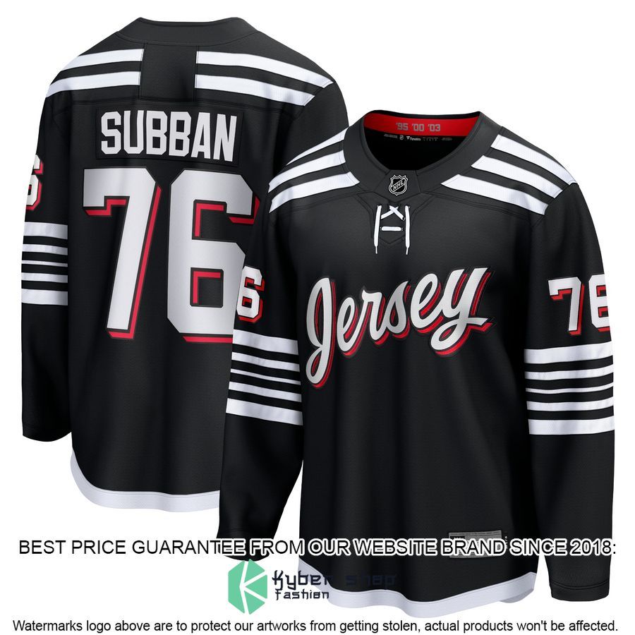 P.K. Subban New Jersey Devils Alternate Premier Black Hockey Jersey