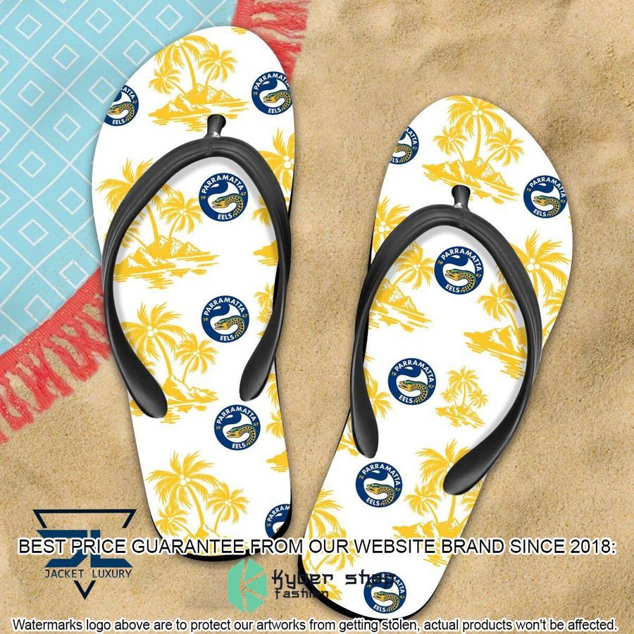 Parramatta Eels Flip Flops word1