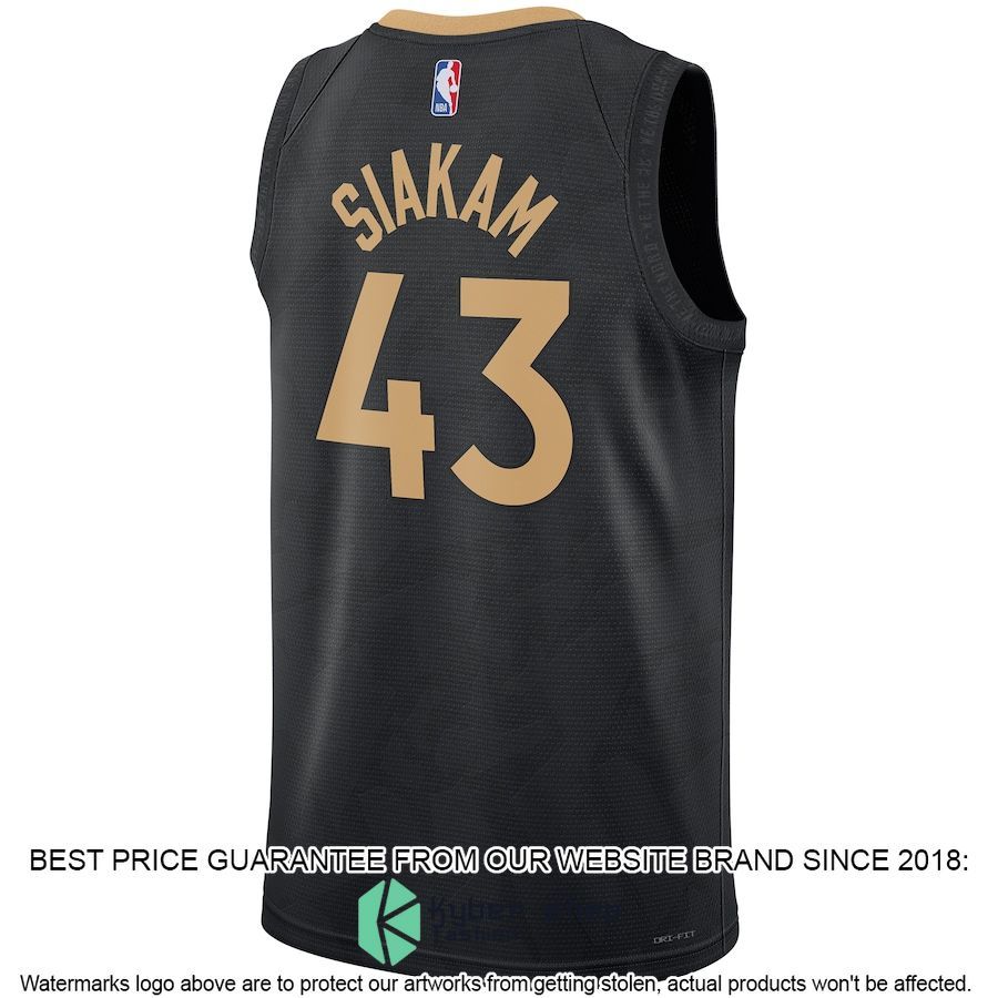 Pascal Siakam Toronto Raptors Nike Unisex 2022-23 City Edition Black Basketball Jersey 3 Pascal Siakam Toronto Raptors Nike Unisex 2022-23 City Edition Black Basketball Jersey word3