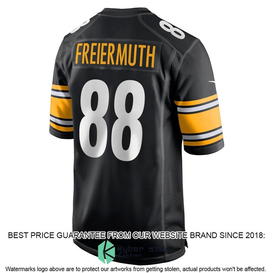 Pat Freiermuth Pittsburgh Steelers Black Football Jersey 3 Pat Freiermuth Pittsburgh Steelers Black Football Jersey word1