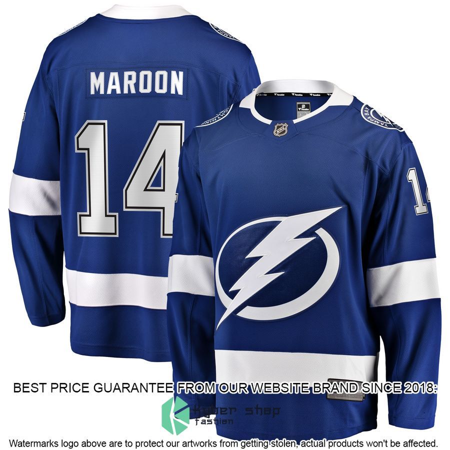 Pat Maroon Tampa Bay Lightning Replica Blue Hockey Jersey