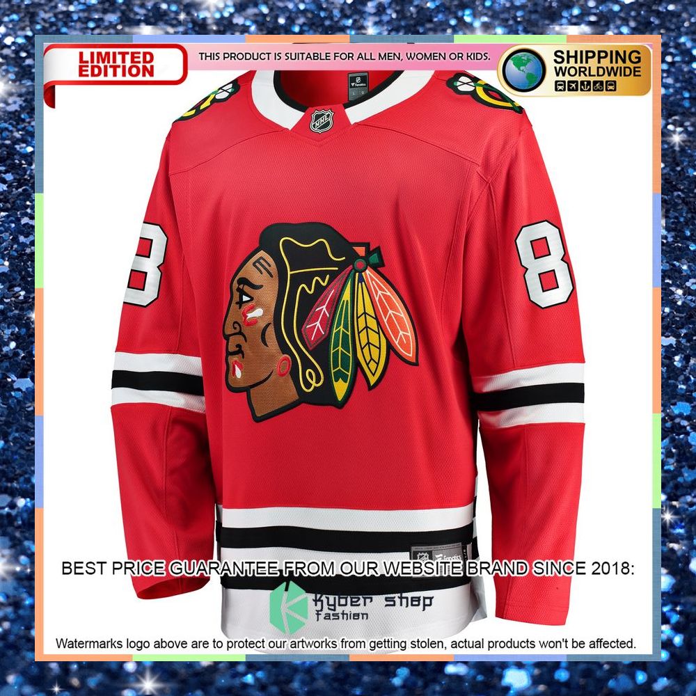Patrick Kane Chicago Blackhawks Breakaway Red Hockey Jersey 6 Patrick Kane Chicago Blackhawks Breakaway Red Hockey Jersey word1