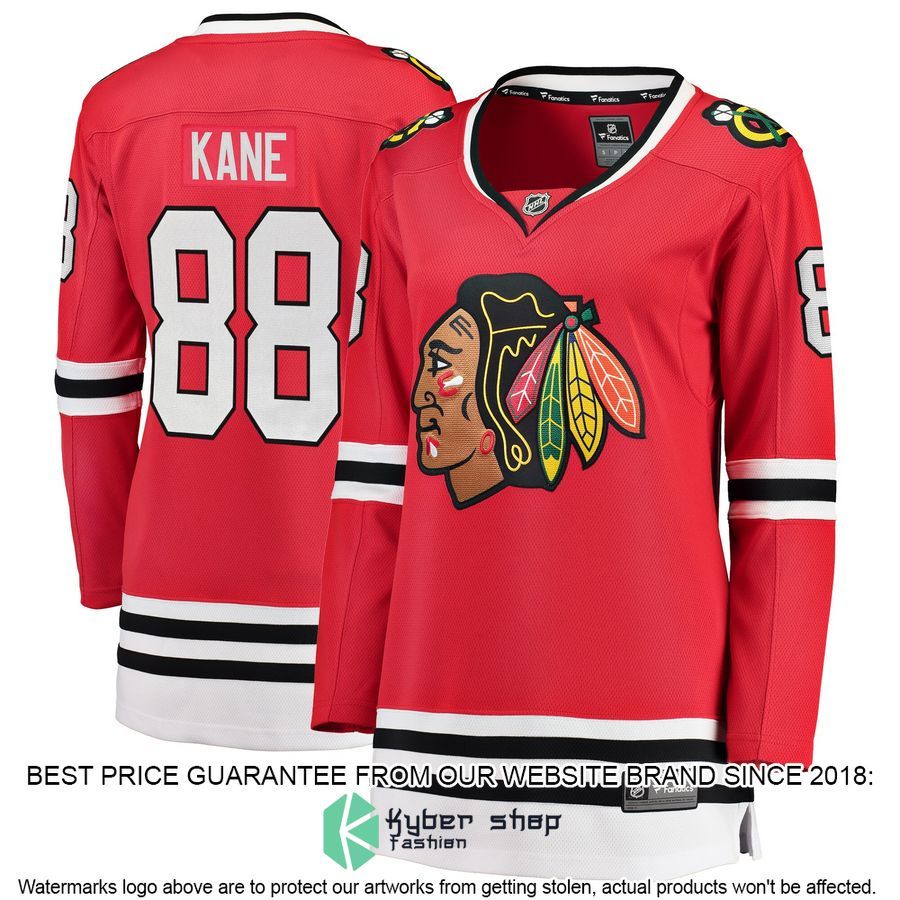 Patrick Kane Chicago Blackhawks Women's Home Red Hockey Jersey
