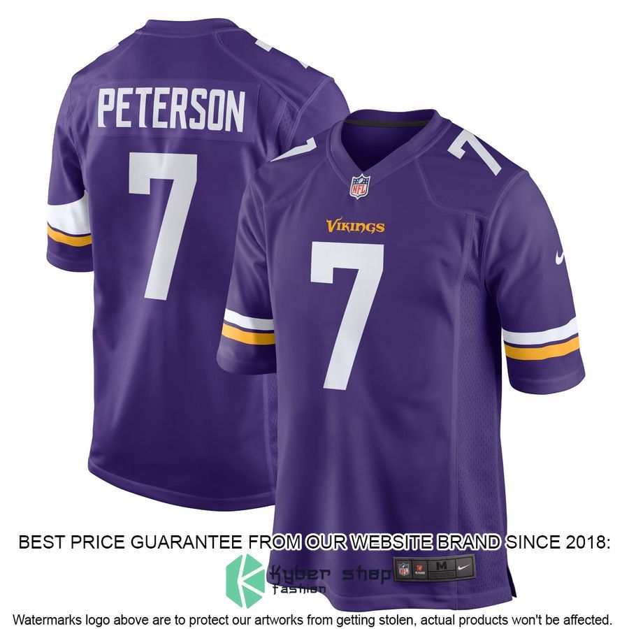 Patrick Peterson Minnesota Vikings Purple Football Jersey